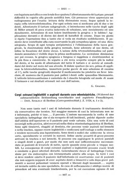 La stomatologia periodico mensile