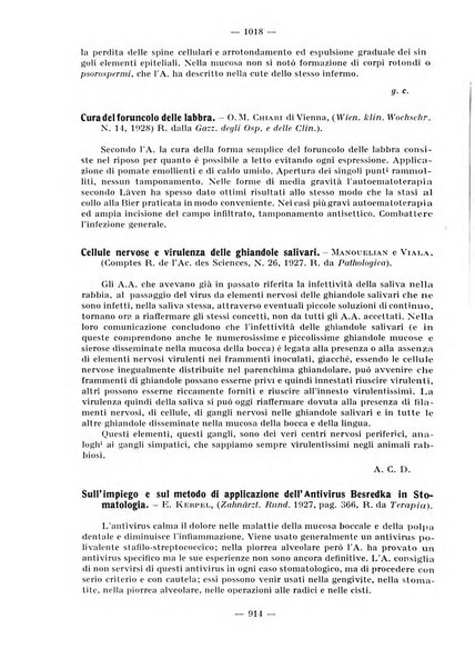 La stomatologia periodico mensile