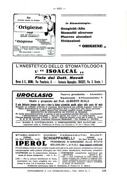 La stomatologia periodico mensile