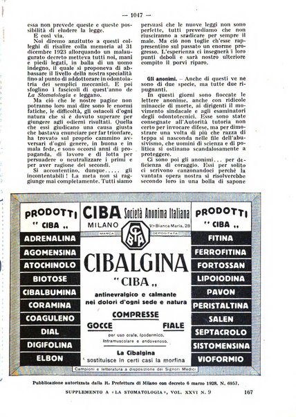 La stomatologia periodico mensile