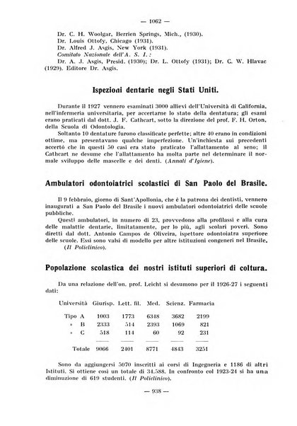 La stomatologia periodico mensile