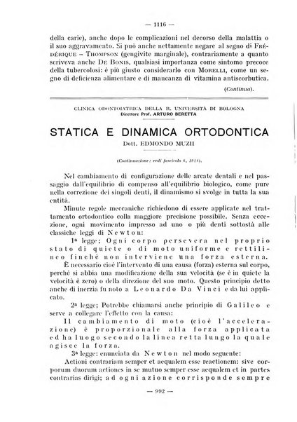 La stomatologia periodico mensile