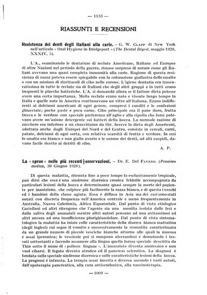 La stomatologia periodico mensile