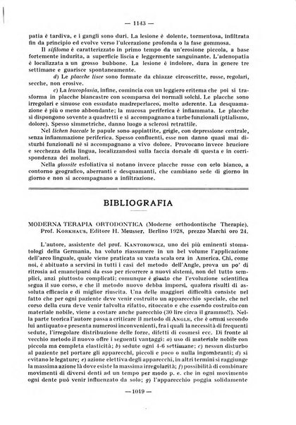 La stomatologia periodico mensile