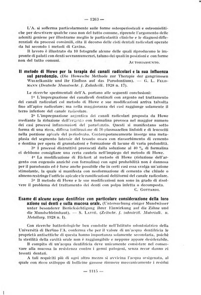 La stomatologia periodico mensile