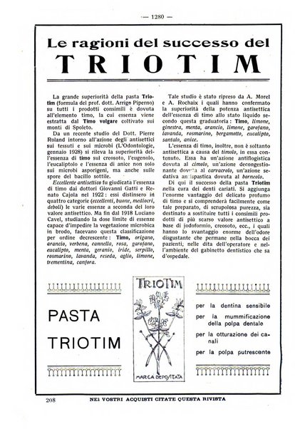 La stomatologia periodico mensile