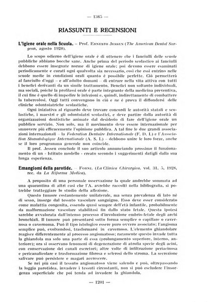 La stomatologia periodico mensile