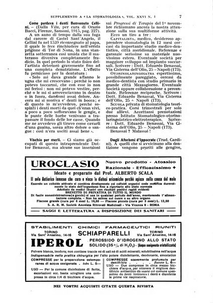 La stomatologia periodico mensile