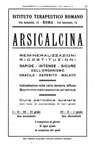 La stomatologia periodico mensile