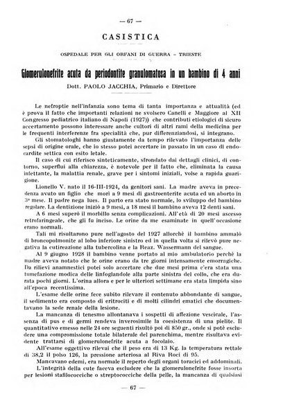 La stomatologia periodico mensile