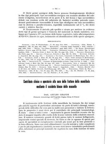 La stomatologia periodico mensile