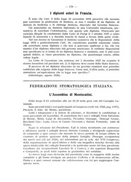 La stomatologia periodico mensile