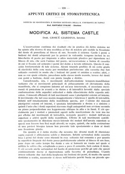 La stomatologia periodico mensile