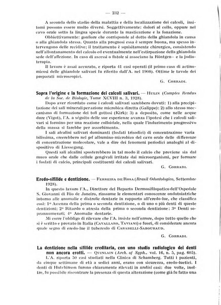 La stomatologia periodico mensile