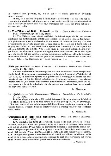 La stomatologia periodico mensile