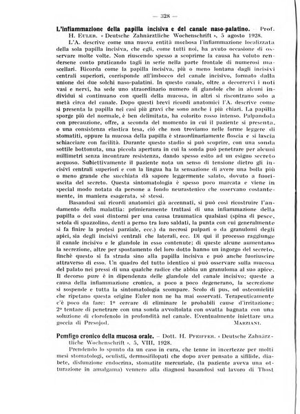 La stomatologia periodico mensile