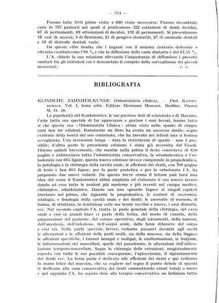 La stomatologia periodico mensile