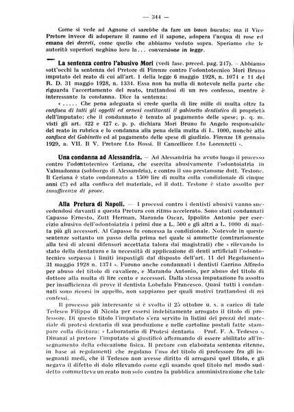 La stomatologia periodico mensile