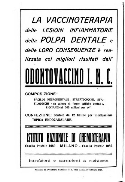 La stomatologia periodico mensile