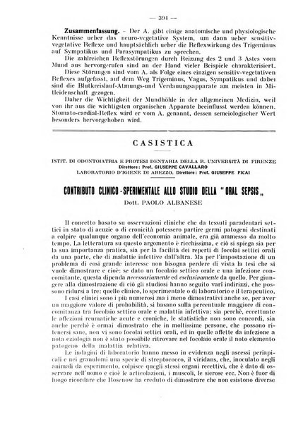 La stomatologia periodico mensile