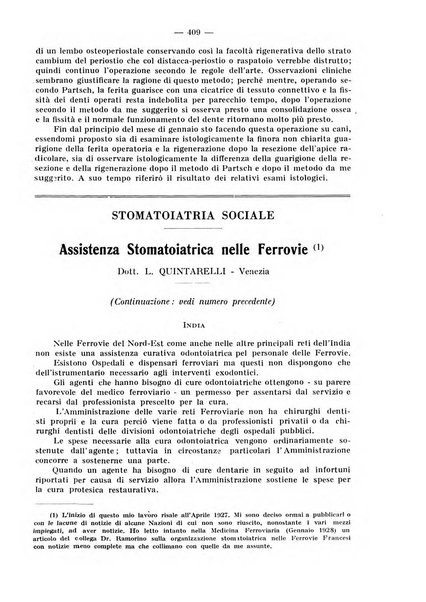 La stomatologia periodico mensile