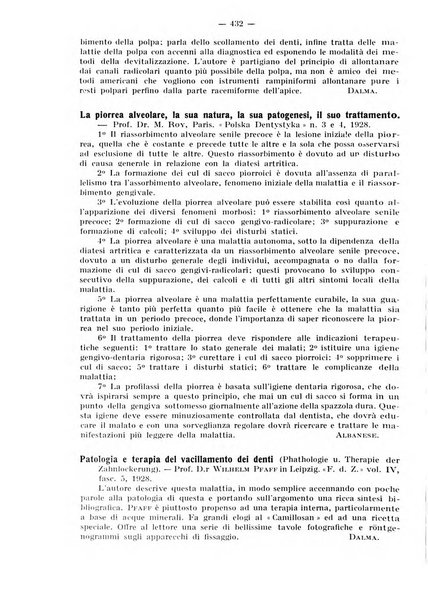 La stomatologia periodico mensile