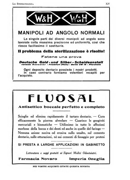 La stomatologia periodico mensile