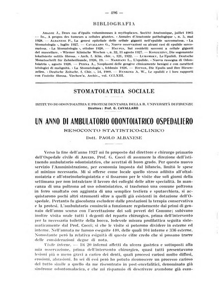 La stomatologia periodico mensile