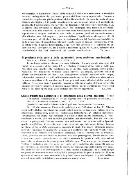 La stomatologia periodico mensile