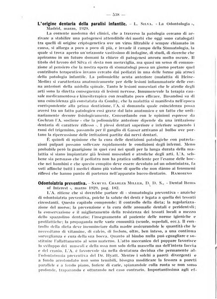 La stomatologia periodico mensile