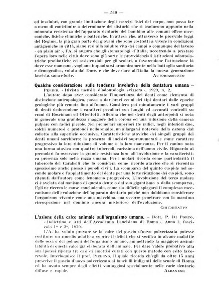 La stomatologia periodico mensile