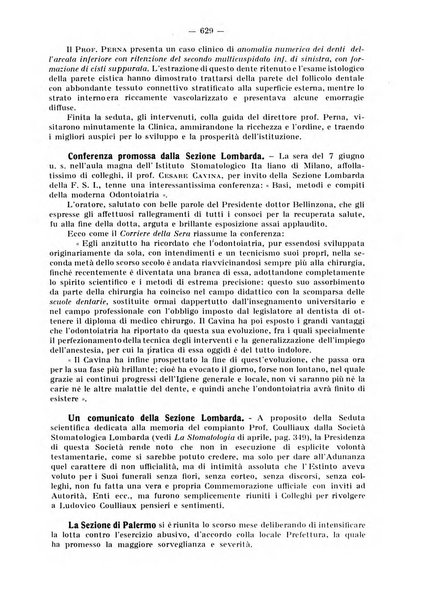 La stomatologia periodico mensile