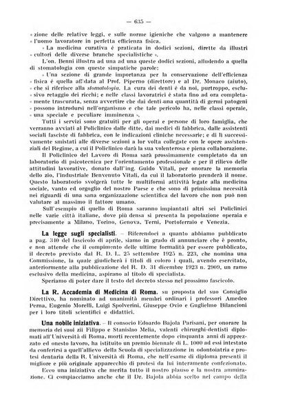 La stomatologia periodico mensile