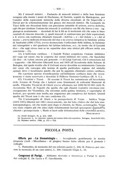 La stomatologia periodico mensile