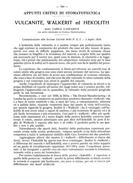 La stomatologia periodico mensile