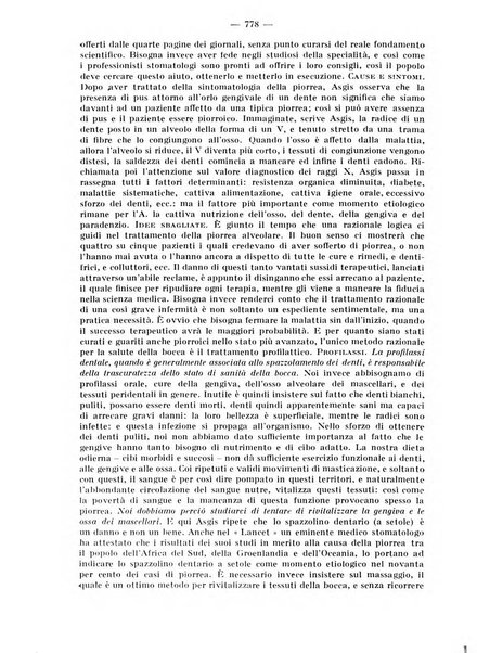 La stomatologia periodico mensile