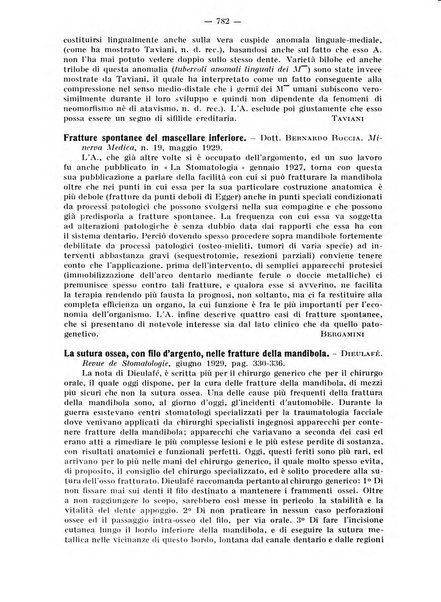 La stomatologia periodico mensile