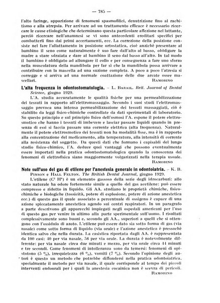 La stomatologia periodico mensile