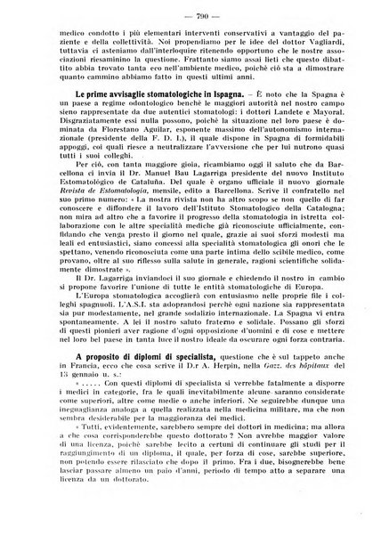 La stomatologia periodico mensile