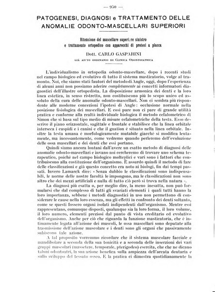 La stomatologia periodico mensile