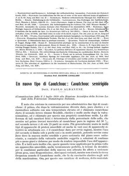 La stomatologia periodico mensile