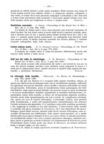 La stomatologia periodico mensile