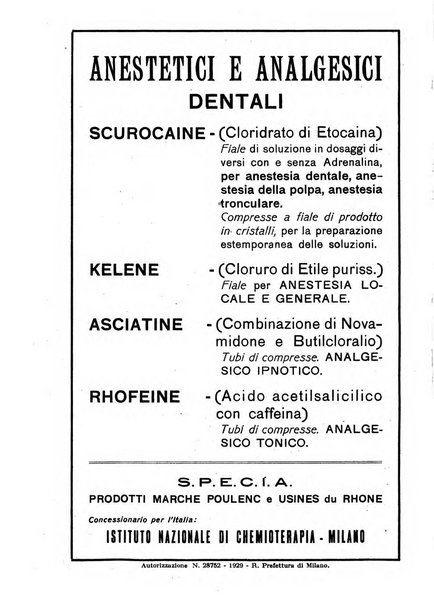 La stomatologia periodico mensile