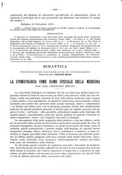 La stomatologia periodico mensile