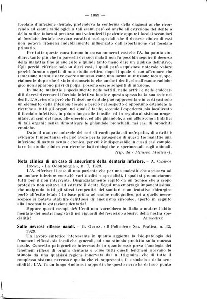 La stomatologia periodico mensile