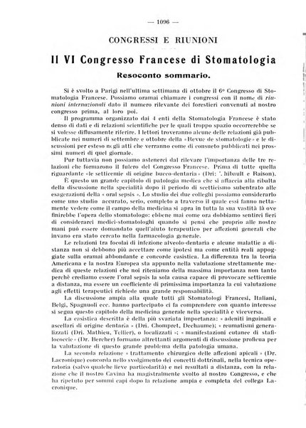 La stomatologia periodico mensile