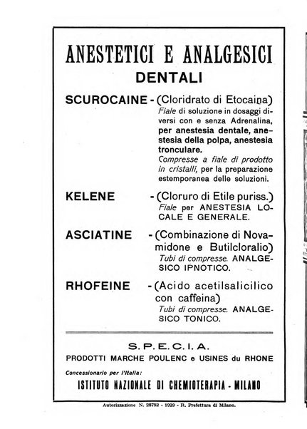 La stomatologia periodico mensile