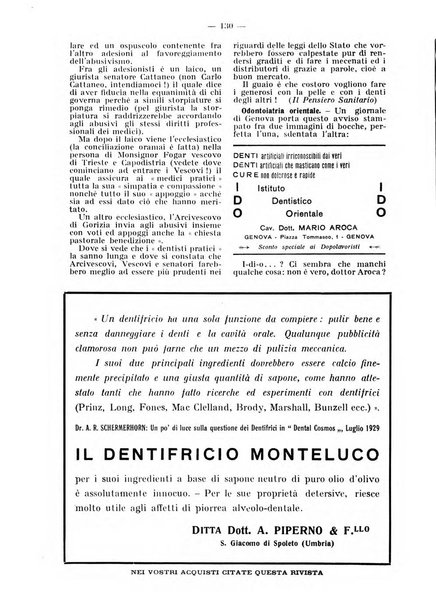 La stomatologia periodico mensile