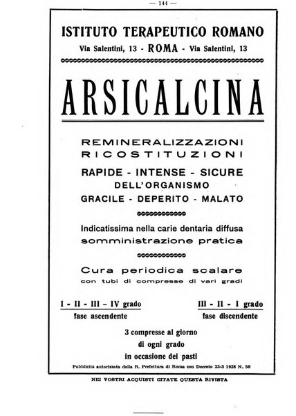 La stomatologia periodico mensile