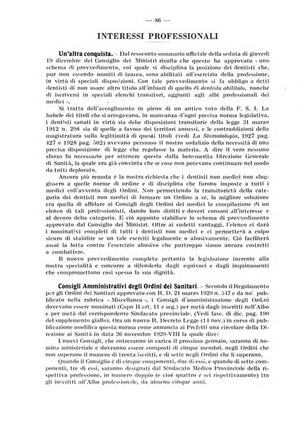 La stomatologia periodico mensile